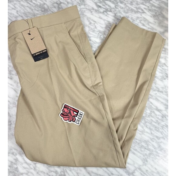 Nike Standard Fit Repel Golf Pants Chino Golf Pants Khaki FD5619-250 Men's 42x32 - Picture 5 of 13